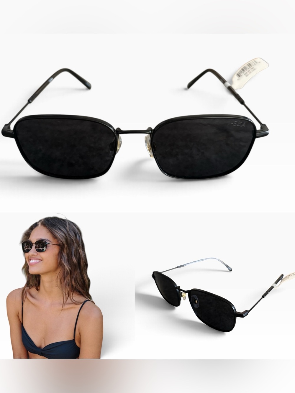 I-Sea Quinn Metal Sunglasses